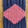 Kurzgurt Baumwolle Dunkelblau-Rosa 65cm /12cm – Bild 2