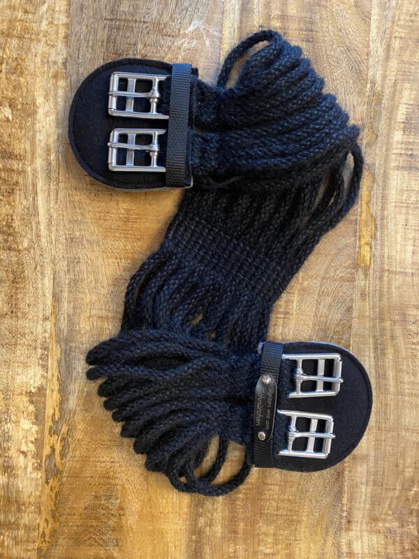 Kurzgurt Mohair Schwarz