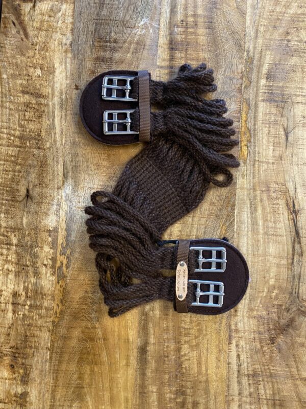 Kurzgurt Mohair Dunkelbraun – Bild 2