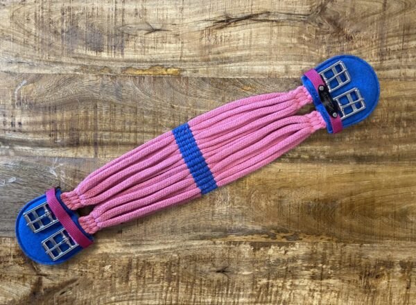 Kurzgurt Baumwolle Pink-Blau 60cm /12cm