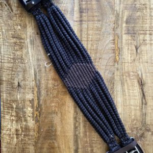 Kurzgurt Baumwolle Braun-Schwarz 70cm /12cm mit Raute