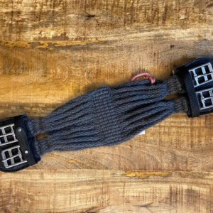 Kurzgurt Mohair Dunkelgrau 45cm /12cm