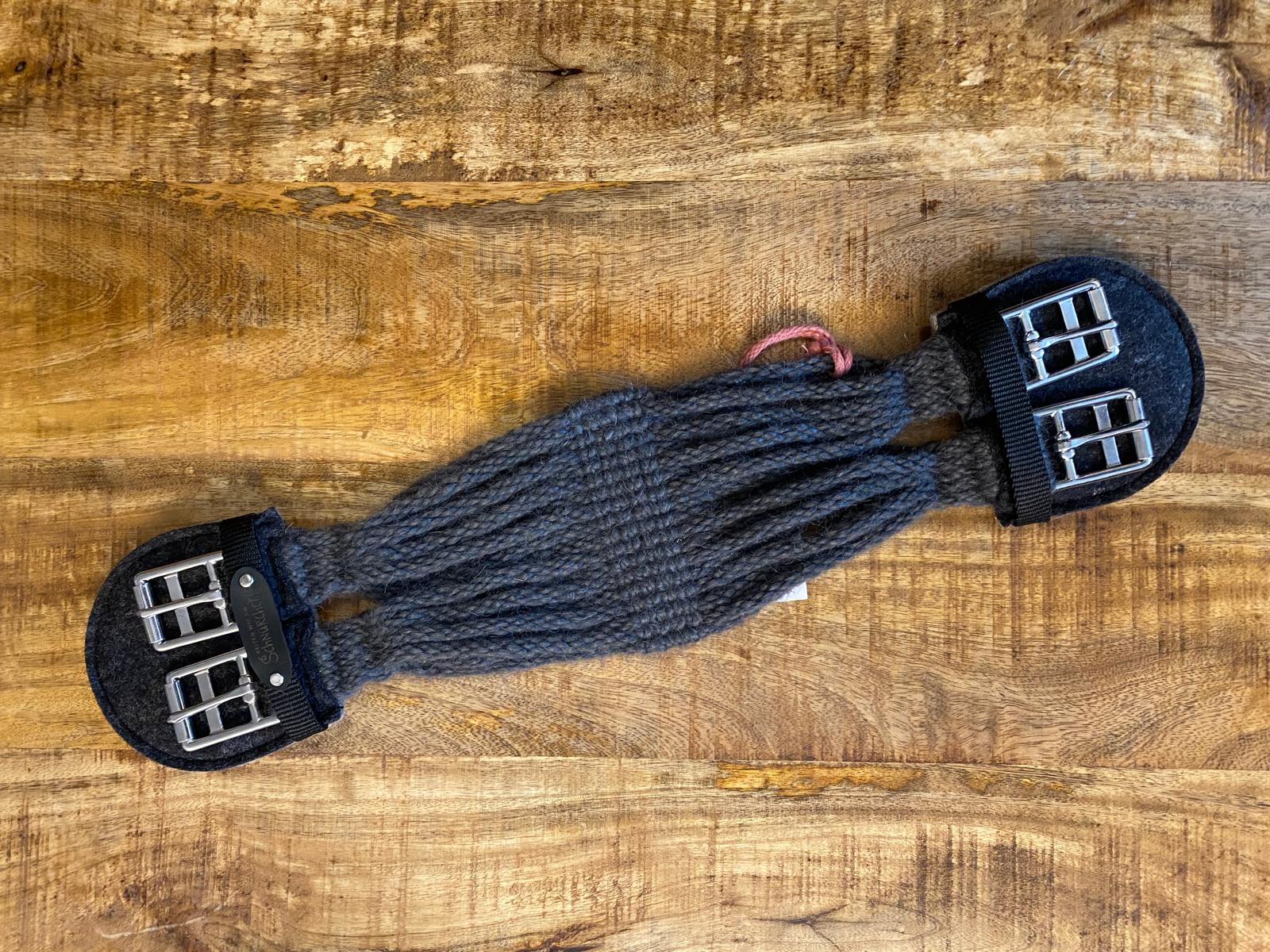 Kurzgurt Mohair Dunkelgrau 45cm /12cm