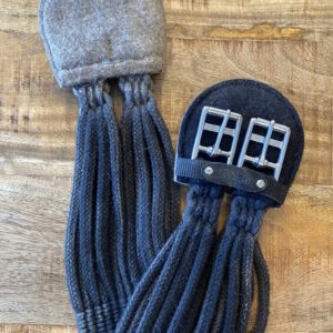 SALE Baumwollkurzgurt Schwarz 57,5cm /12cm