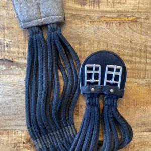 SALE Baumwollkurzgurt Schwarz 72,5cm /11cm