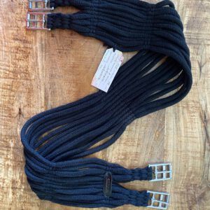 Langgurt Baumwolle Schwarz 125cm /10cm